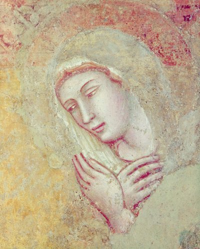 The Annunciation (detail) by Ambrogio Lorenzetti